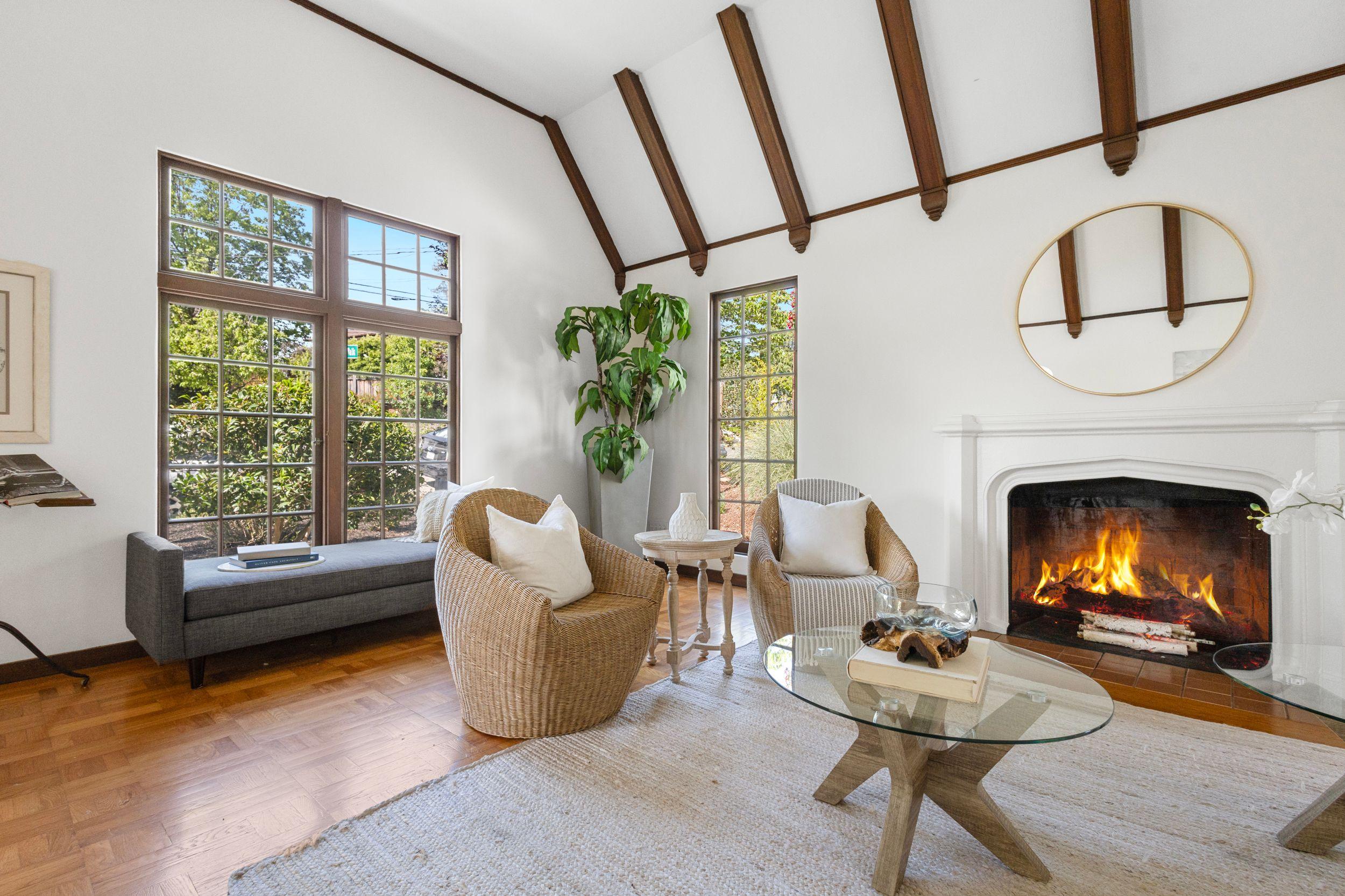Living Room renovation in Piedmont, CA